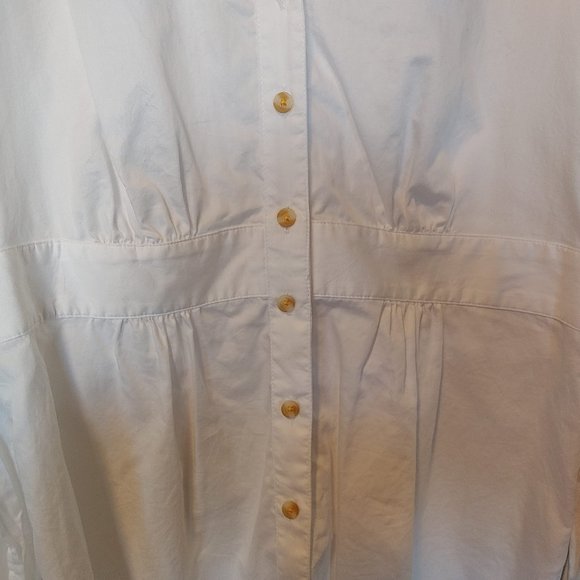 Maeve White Tie-Waist Tunic - Picture 2 of 8